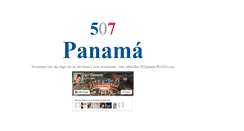 Desktop Screenshot of 507panama.com